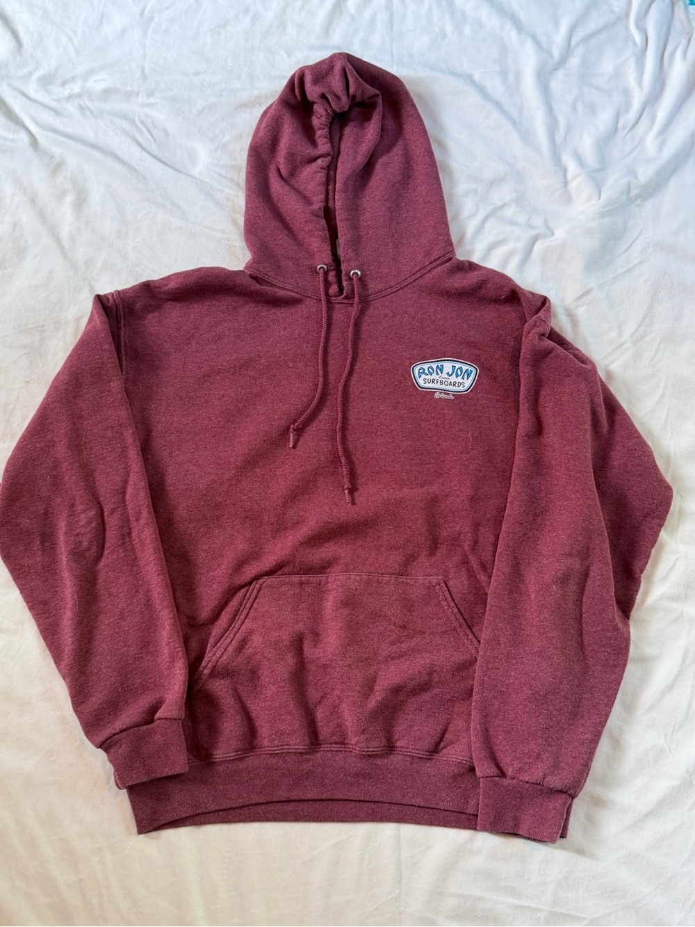 Ron Jon Maroon Pullover Hoodie